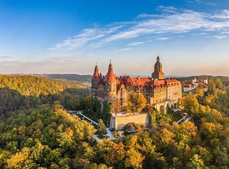 Kasteel Książ en Palmhuis